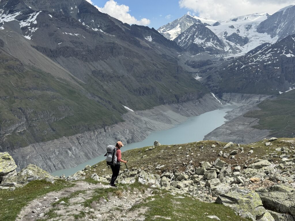Abstieg zum Lac des Dix