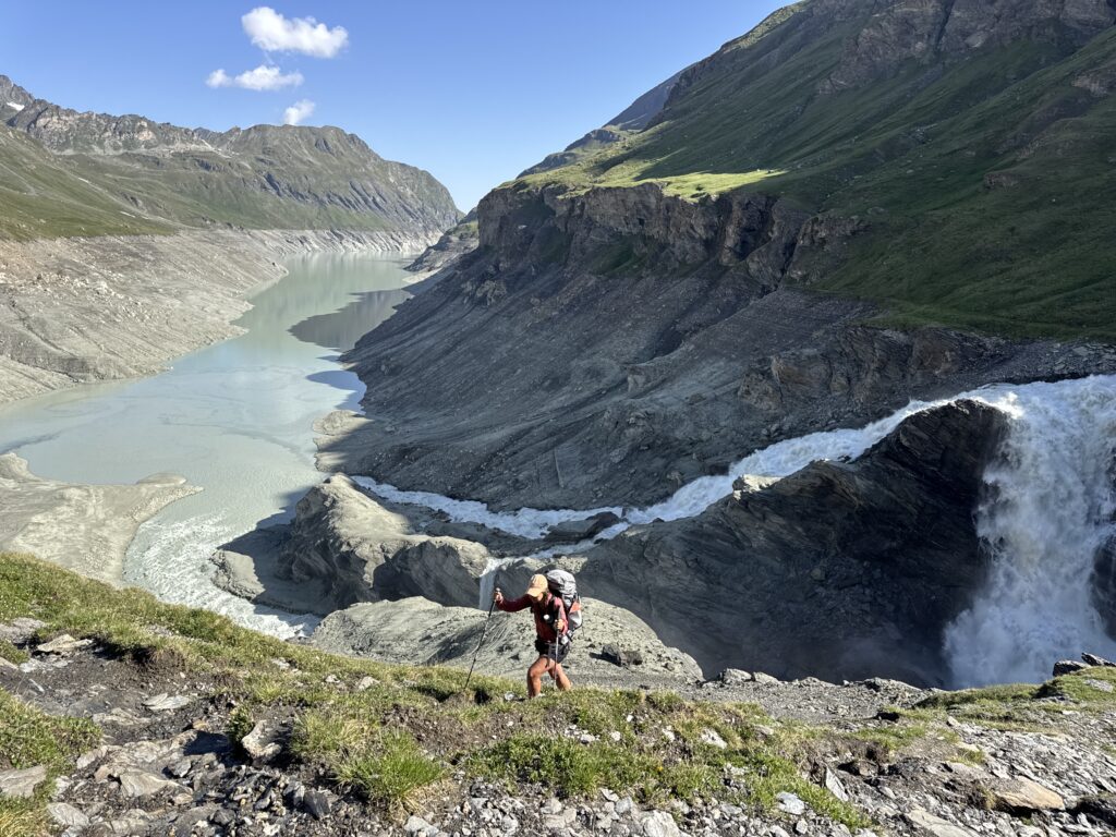 Aufstieg vom Lac des Dix