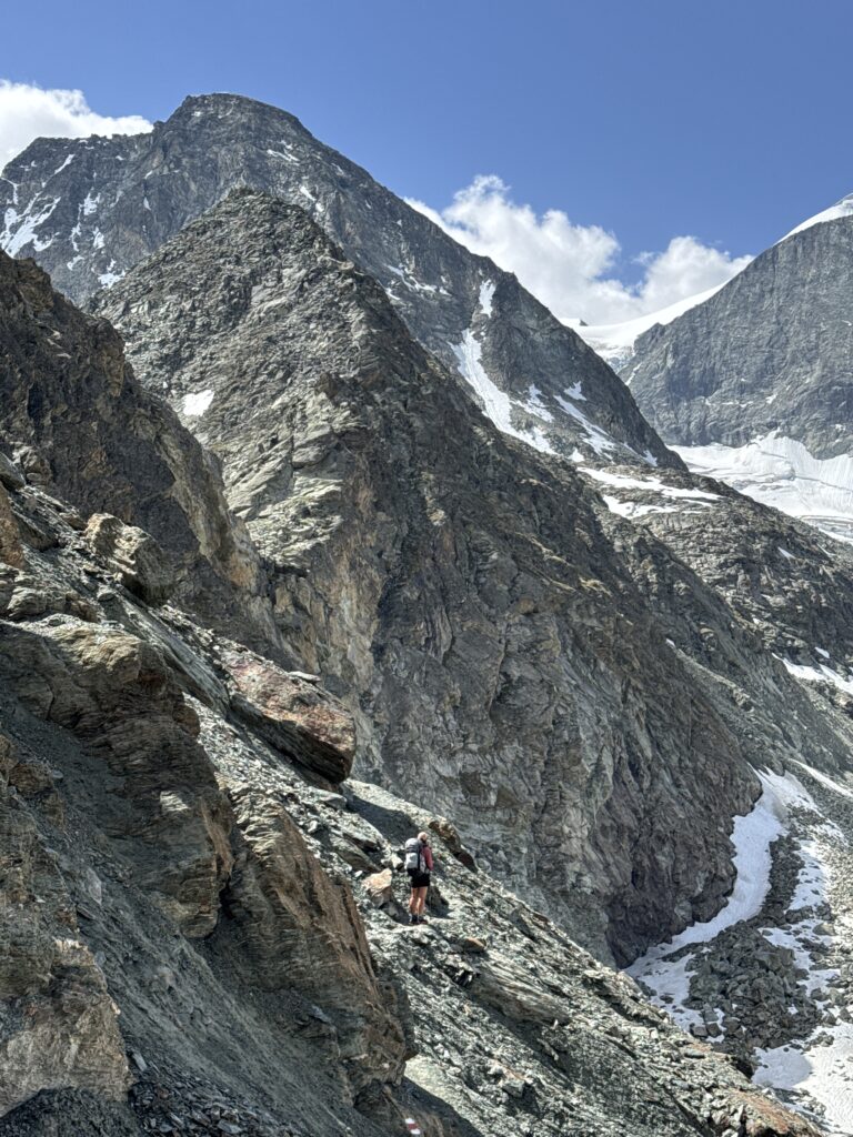 Aufstieg zum Col de Riedmatten