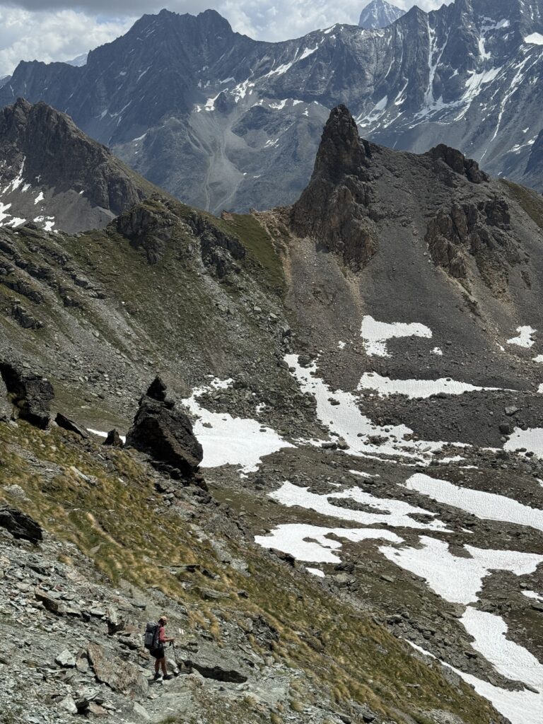 Abstieg vom Col de Riedmatten