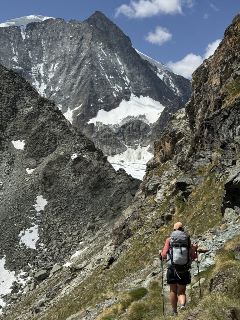 Abstieg vom Col de Riedmatten