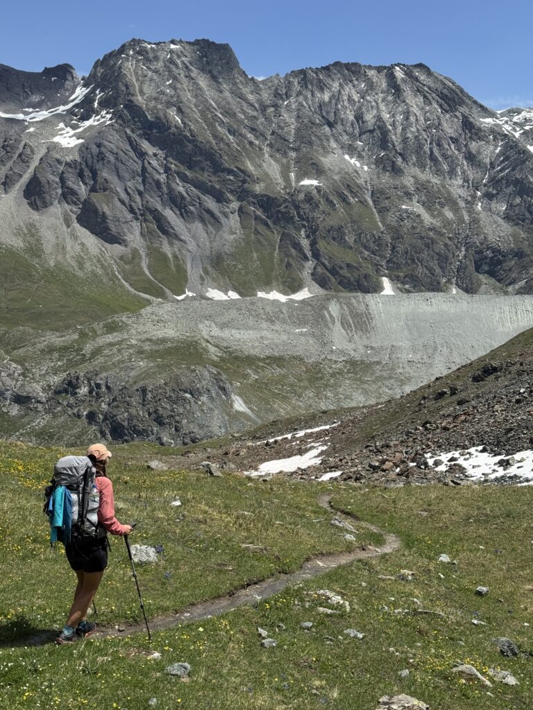 Abstieg vom Col du Tsaté