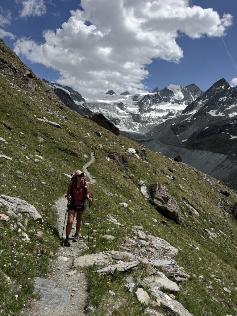 Aufstieg vom Lac de Châteaupré