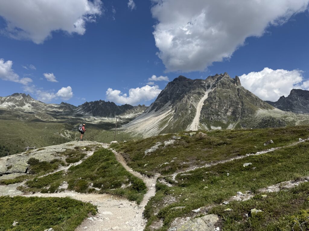 Aufstieg zur Cabane Bella Tola