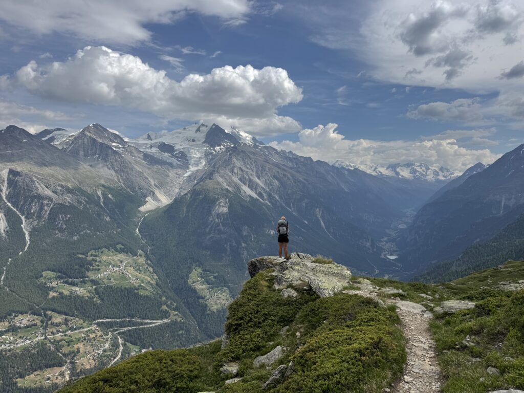 Aussichtspunkt über dem Mattertal