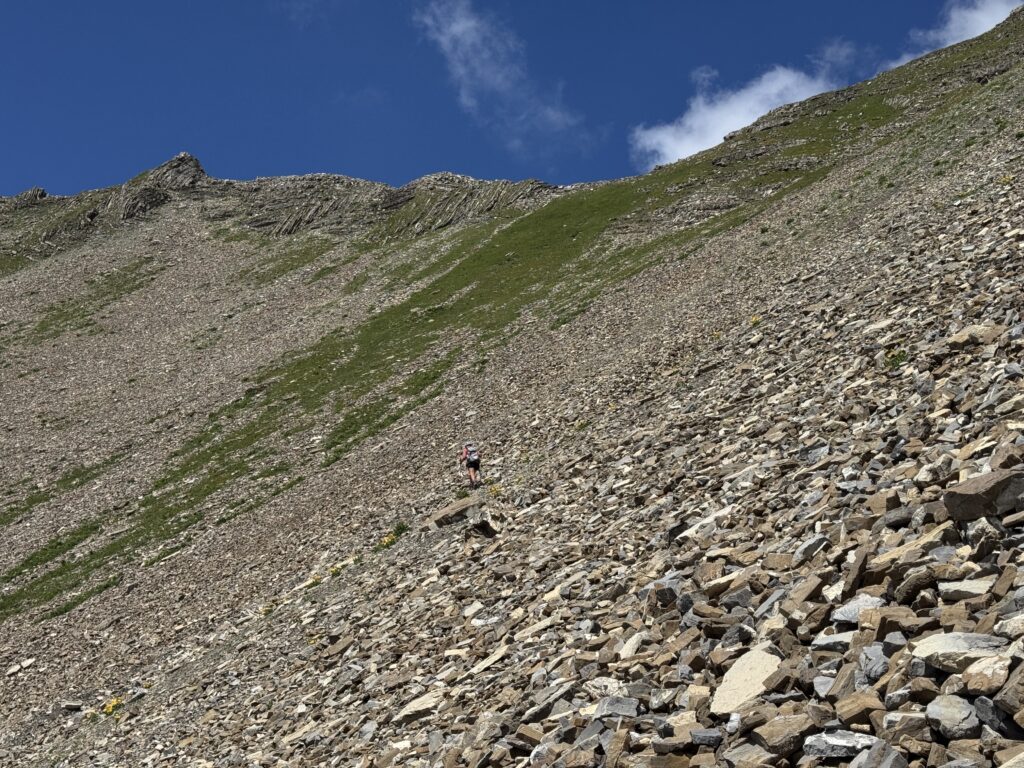 Aufstieg zur Vorderen Grauspitze