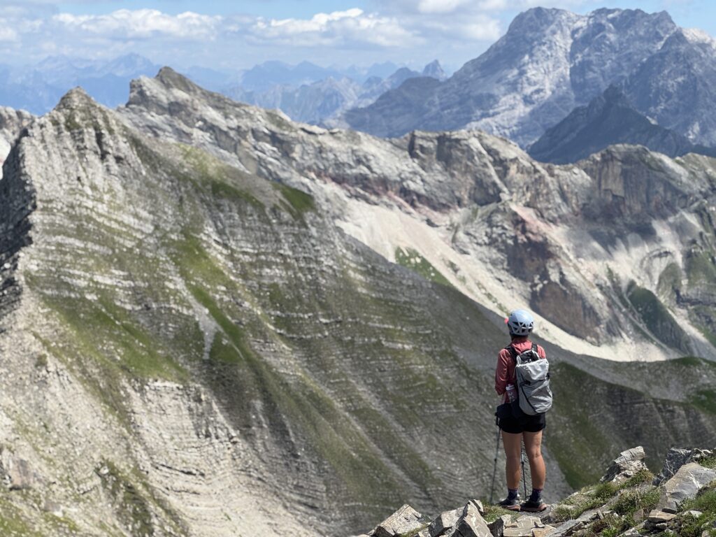 Abstieg von der Vorderen Grauspitze