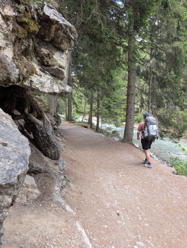 Entlang der Arve nach Argentière
