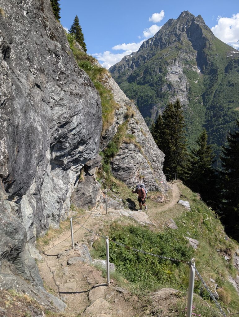 Aufstieg zum Lac de Louvie