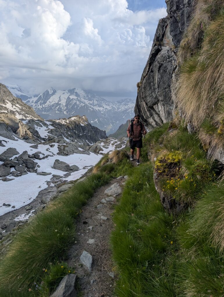 Aufstieg zum Col de Louvie