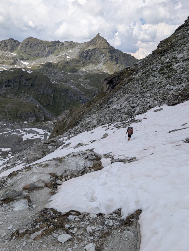 Aufstieg zum Col des Roux
