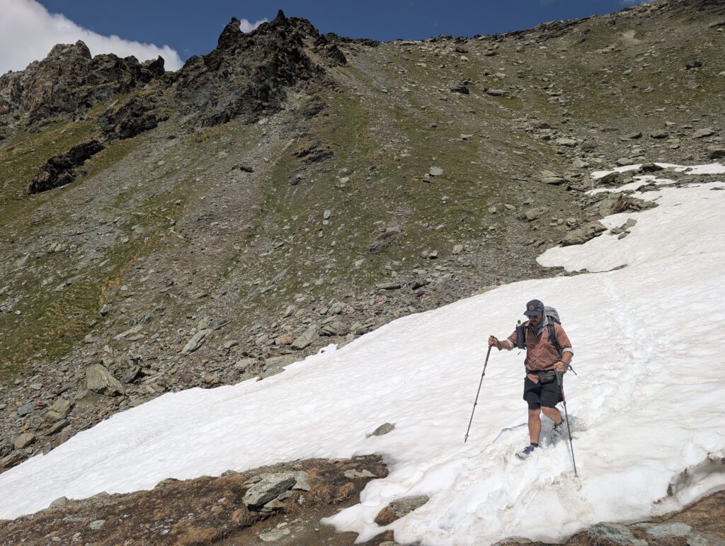 Abstieg vom Col de Riedmatten