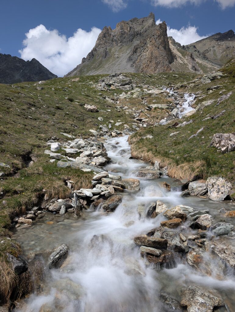 Abstieg vom Col de Riedmatten