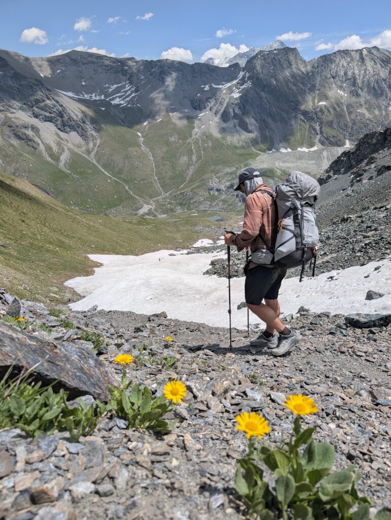 Abstieg vom Col du Tsaté