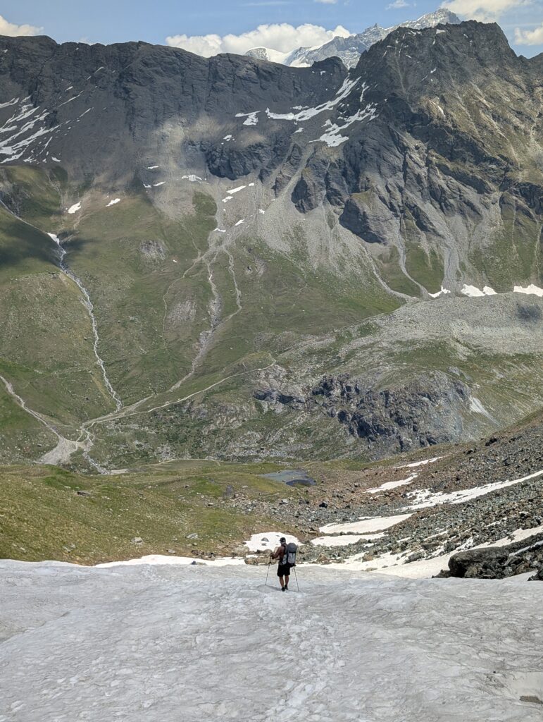 Abstieg vom Col du Tsaté