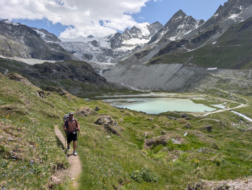 Aufstieg vom Lac de Châteaupré