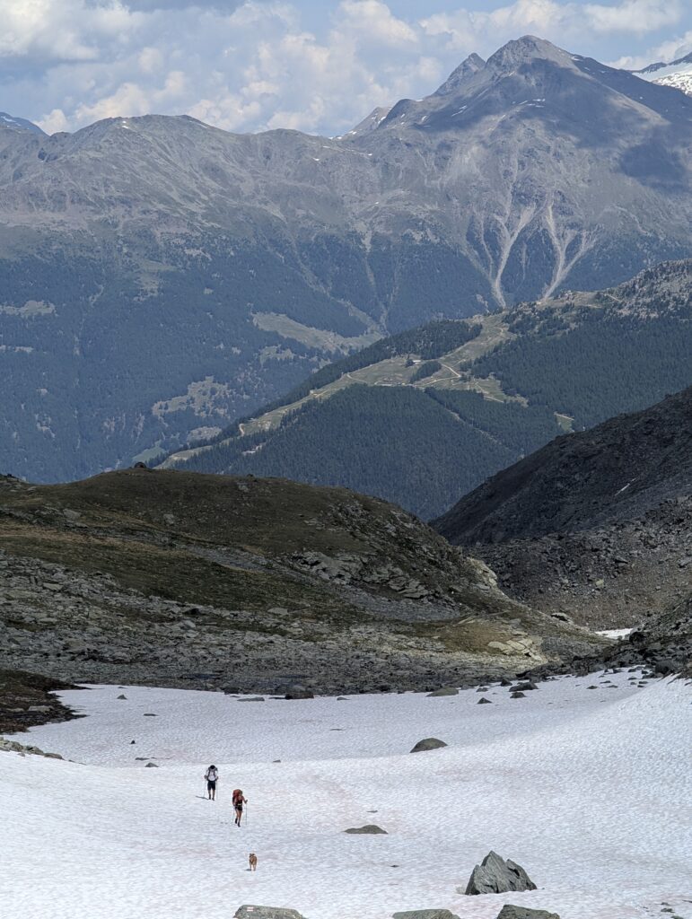 Abstieg vom Augstbordpass