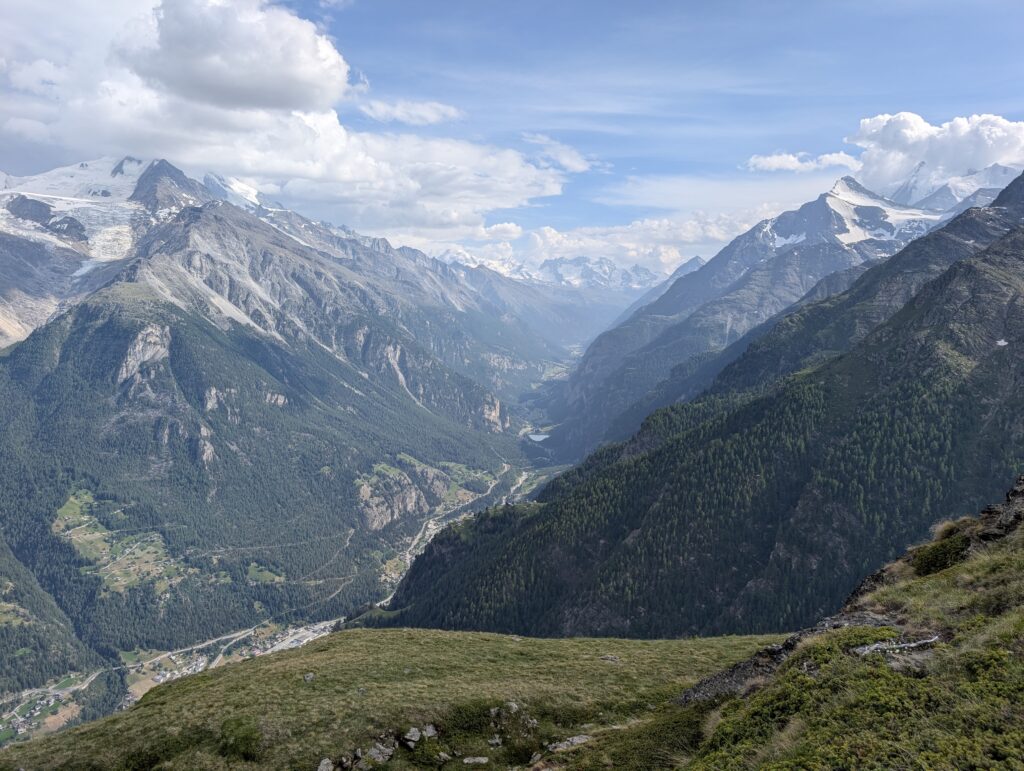 Blick ins Mattertal