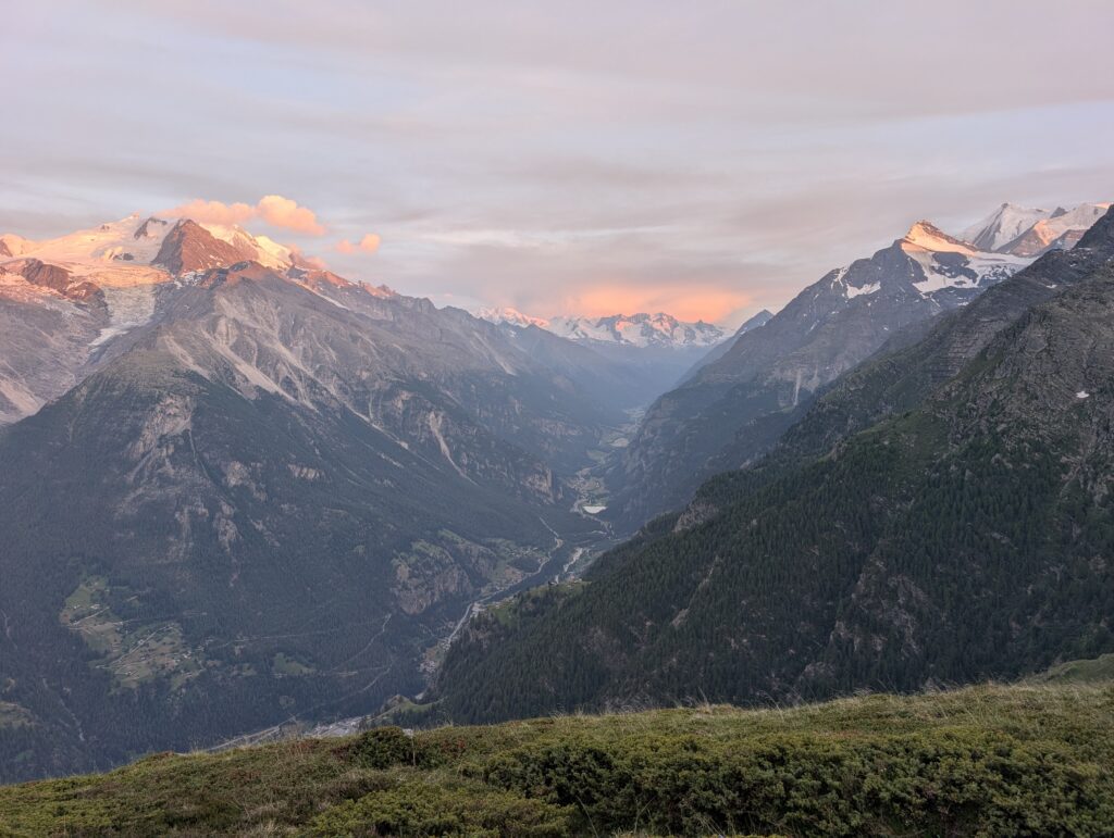 Blick ins Mattertal
