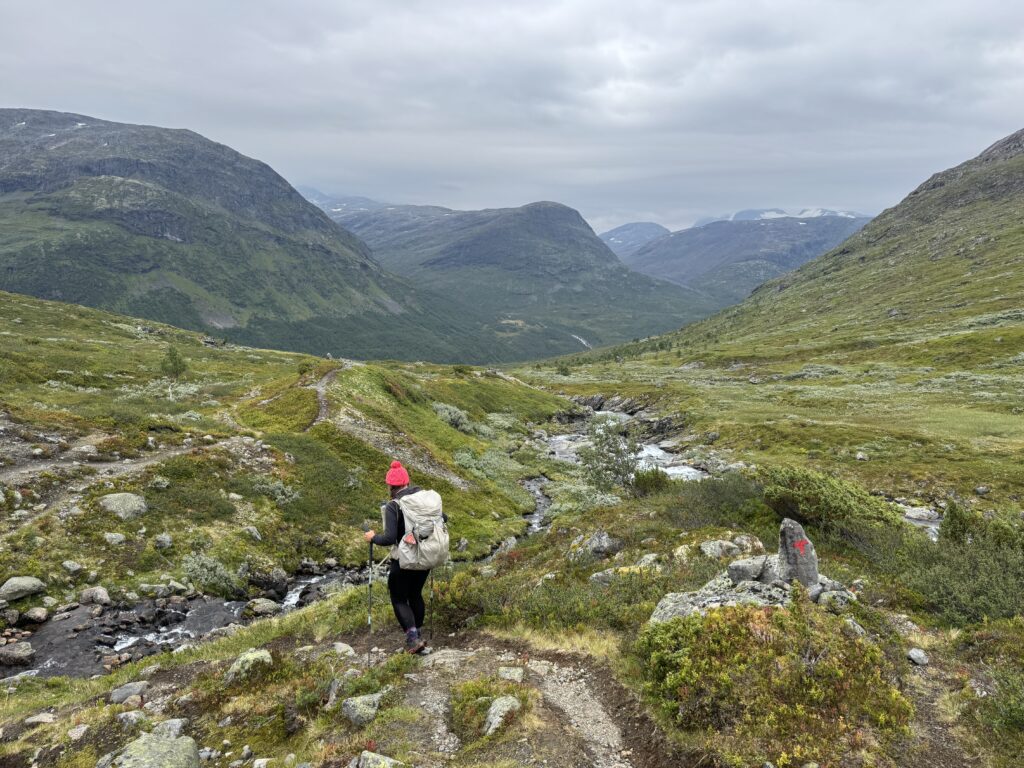 Abstieg ins Utladalen Tal