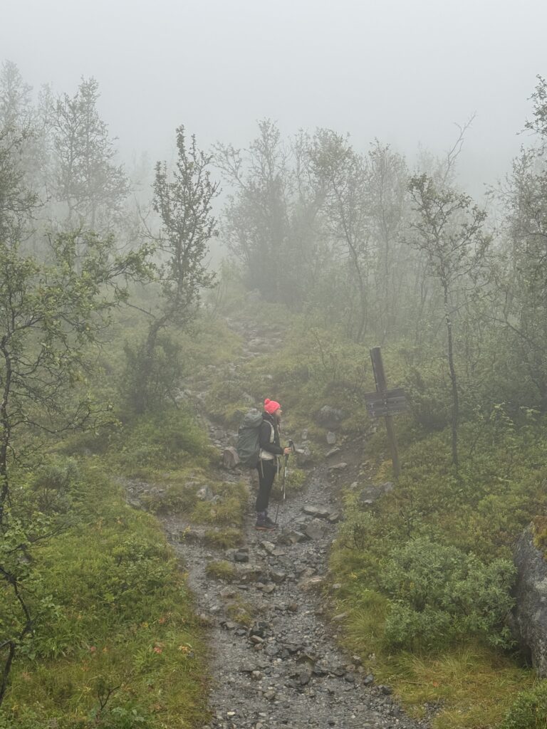 Auf dem Weg ins Øvre Mjølkedalen