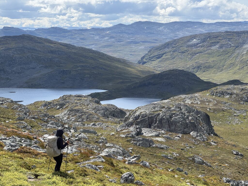 Abstieg ins Fødalen Tal