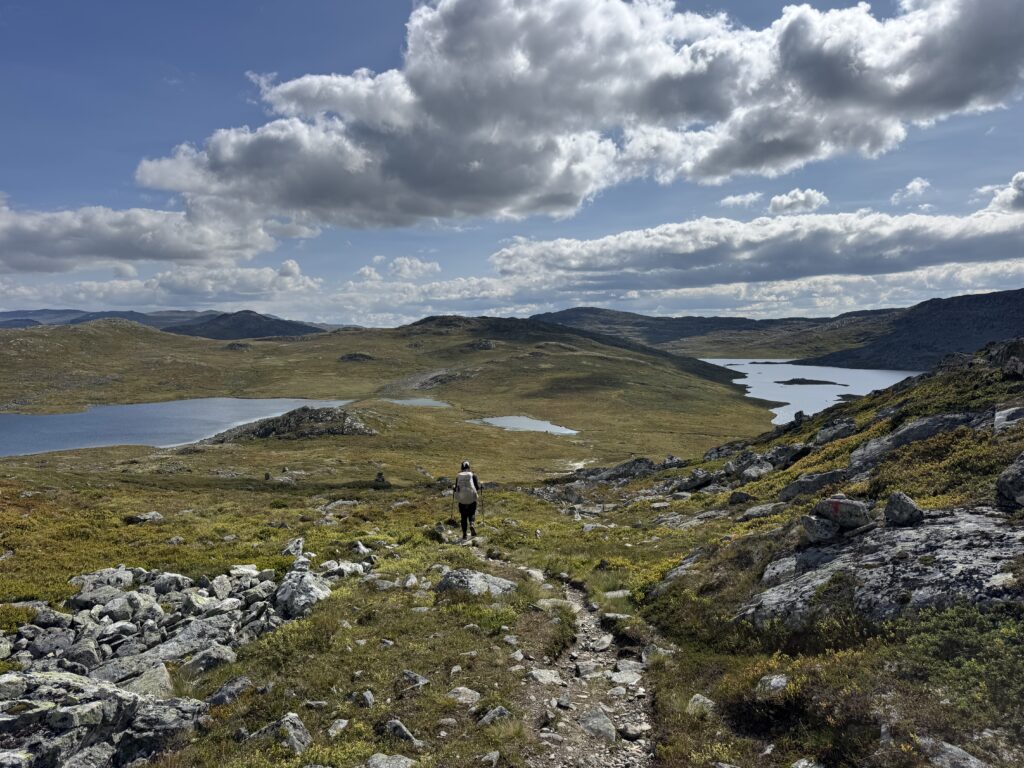 Abstieg ins Fødalen Tal