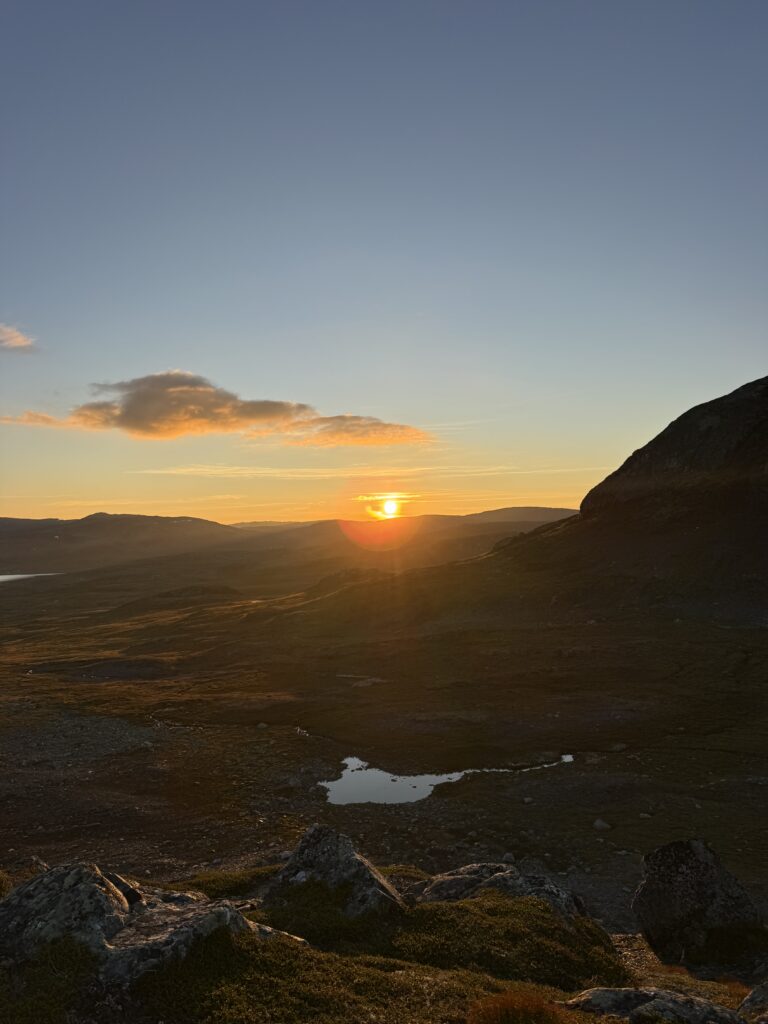 Sonnenuntergang am Holken