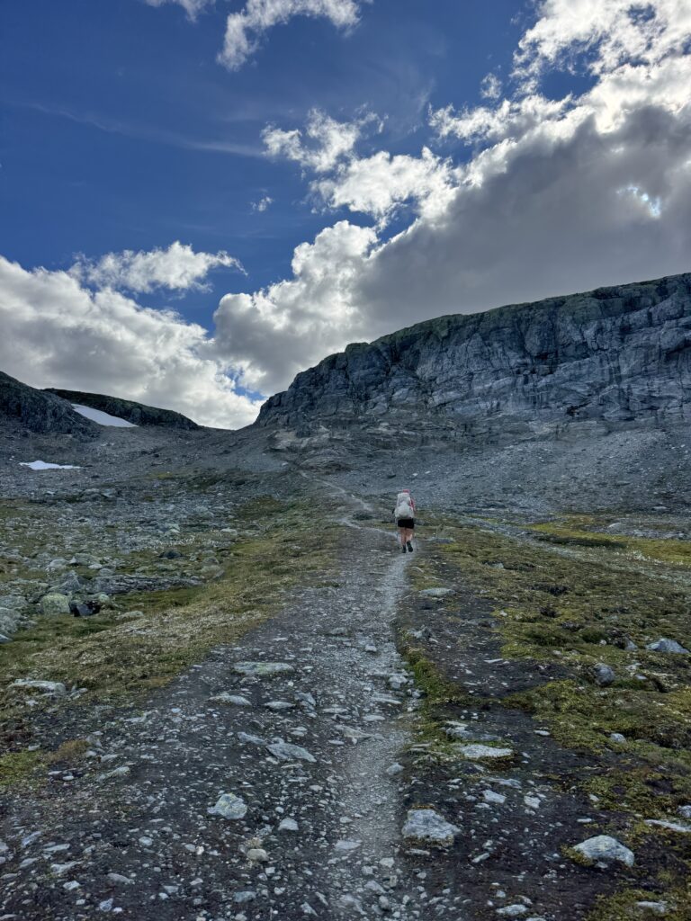 Aufstieg zum Holmasjøen