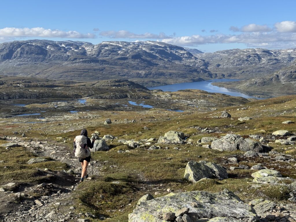 Erster Blick auf den Ståvatn