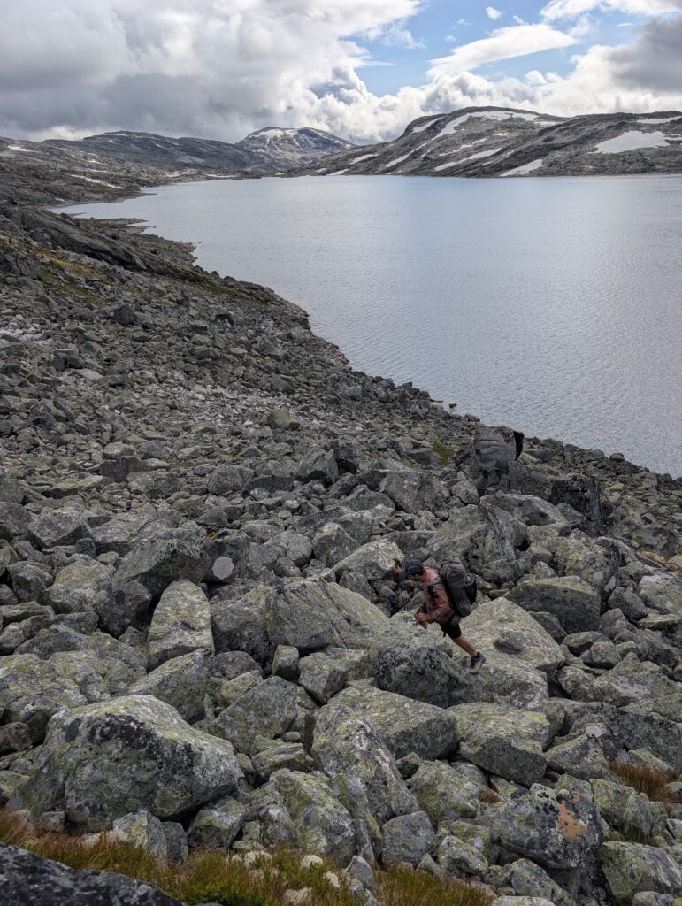Blockfelder am Illvatnet