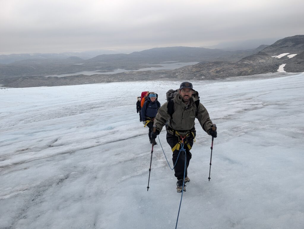 Auf dem Fannaråkbreen Gletscher