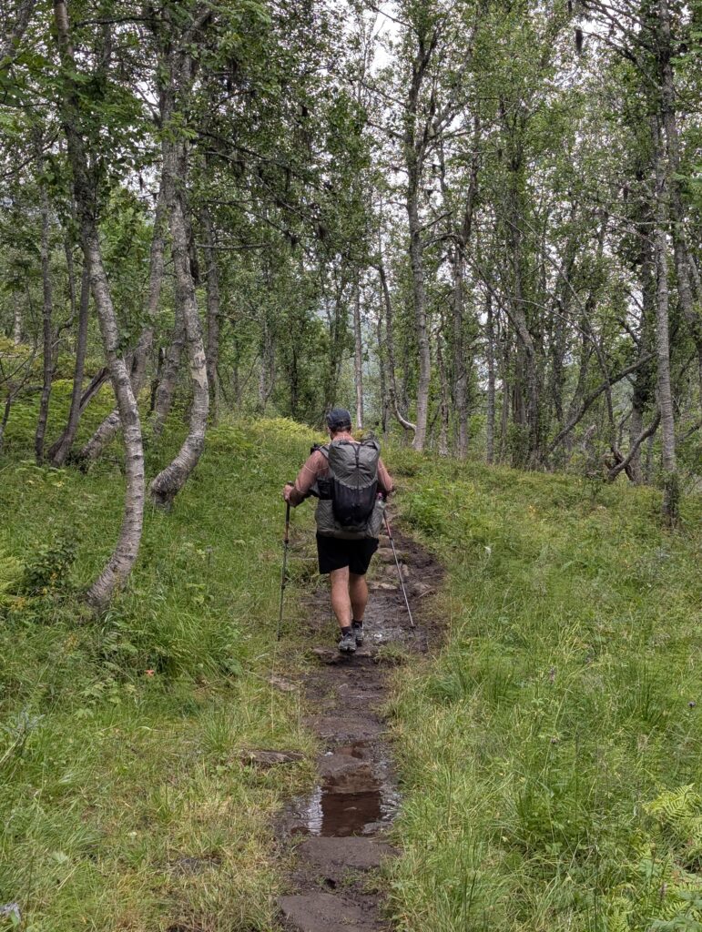 Auf dem Weg zur Skogadalsbøen Hütte