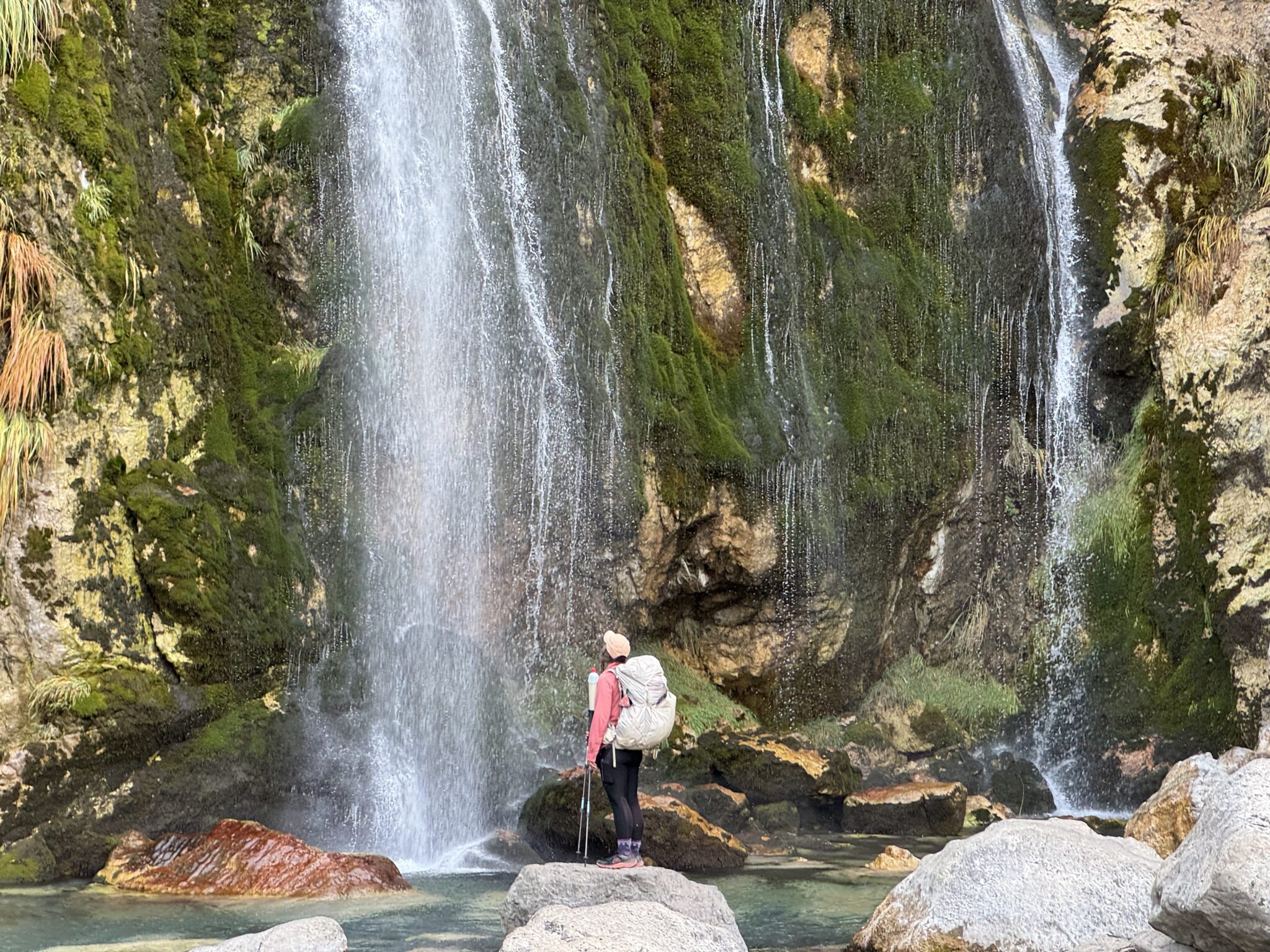 Grunas-Wasserfall bei Theth