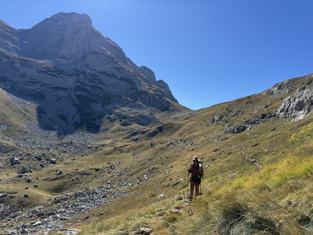 Prosllopit-Pass mit Blick auf Zla Kolata