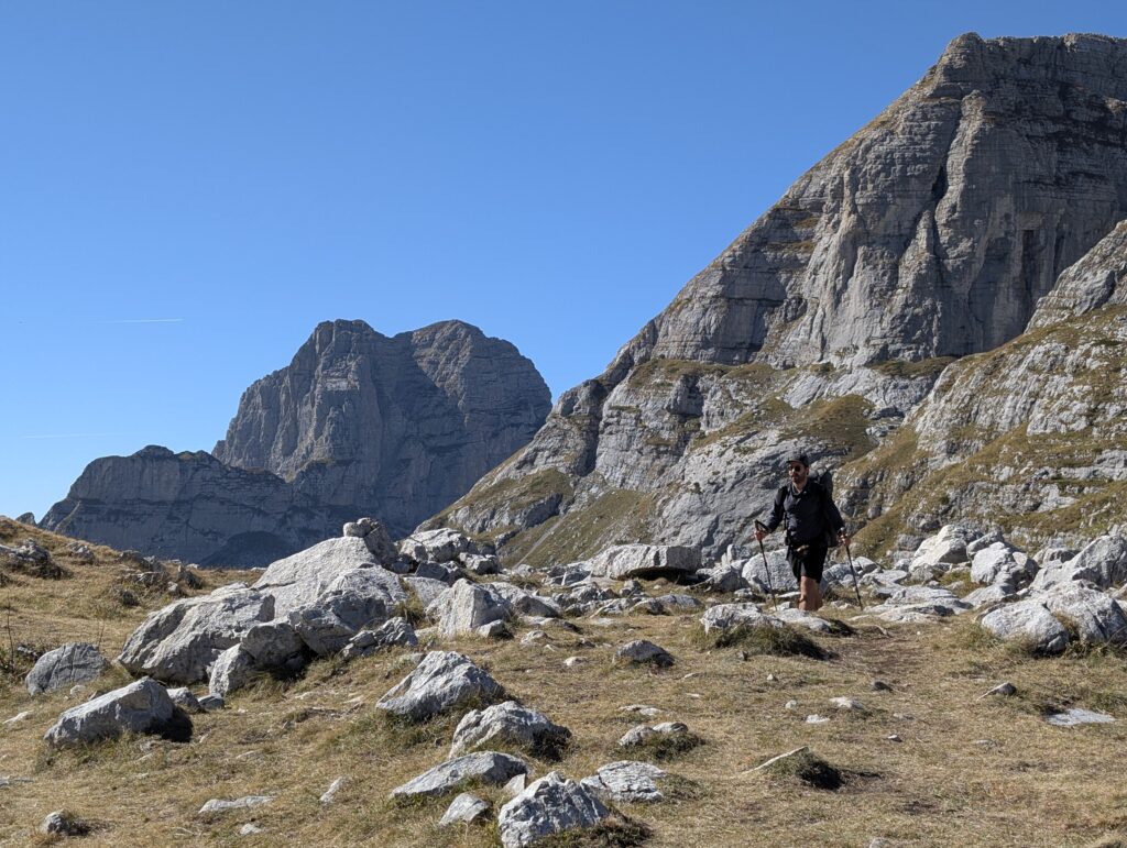 Aufstieg zum Prosllopit-Pass