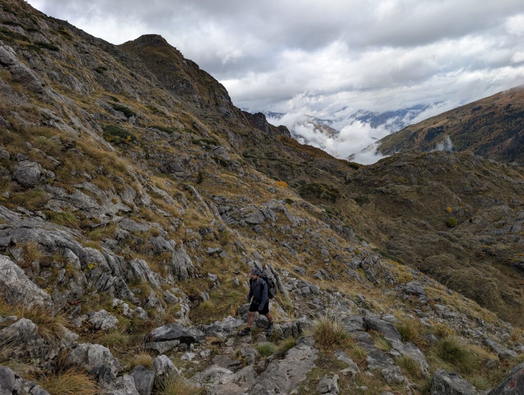 Aufstieg zum Prosllopit-Pass