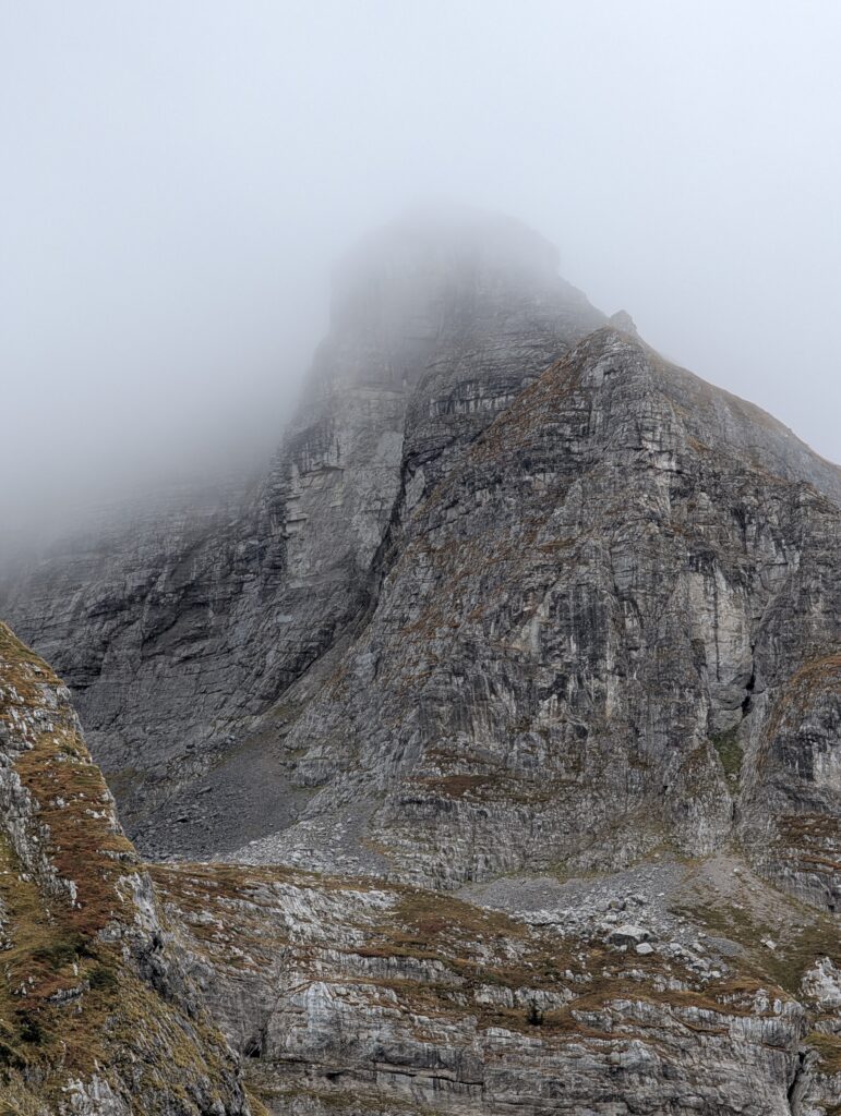 Zla Kolata in den Wolken